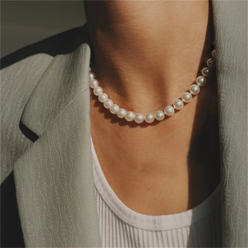 Arivellas™ | French Vintage Imitationspärlkedjehalsband